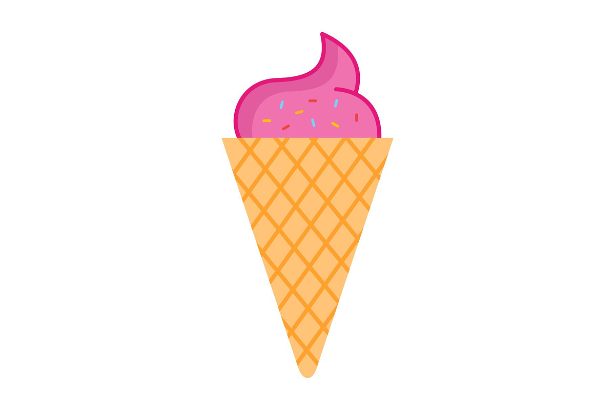 Ice Cream Vector Icon, an Icon by Pexelpy (Photo 1 of 2)