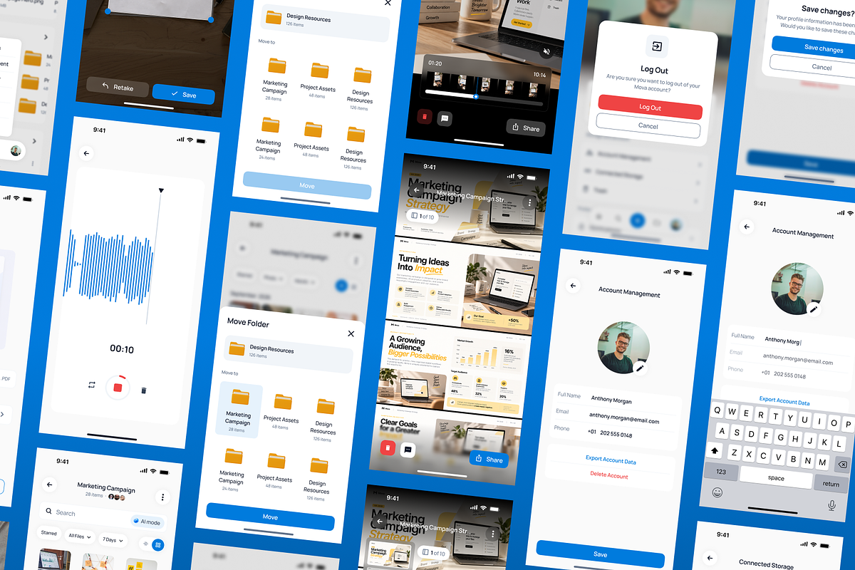 Mova - Cloud File Management UI Kit, an UI Kit Template by Agensip Design Agency (Photo 9 of 10)