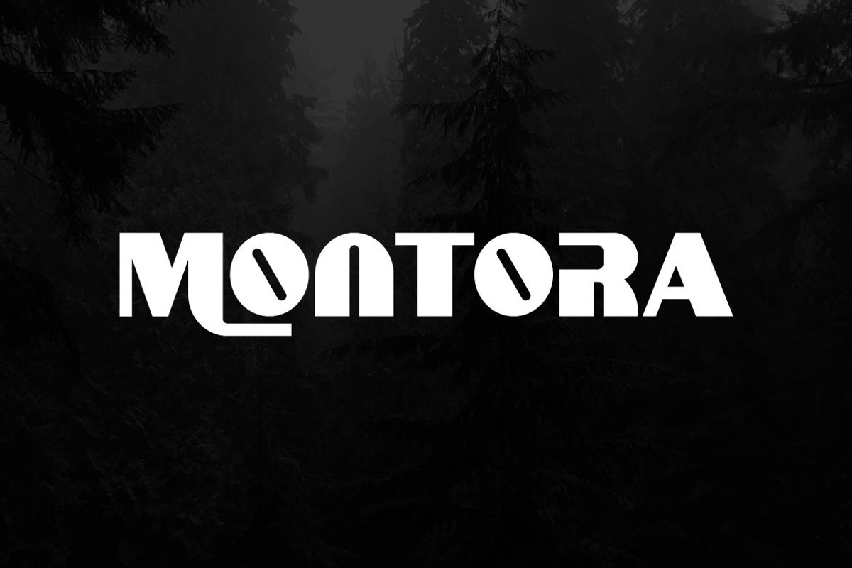 Montora – Bold Display Font, a Sans Serif Font by Artiveko (Photo 1 of 8)