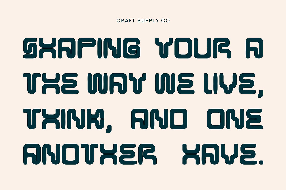 CS Venia Drawn, a Sans Serif Font by Craft Supply Co. (Photo 2 of 8)