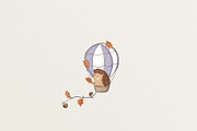 Hedgehog and air balloon, a Pattern Graphic by Olena Kuznietsova (Thumbnail 10 of 10)