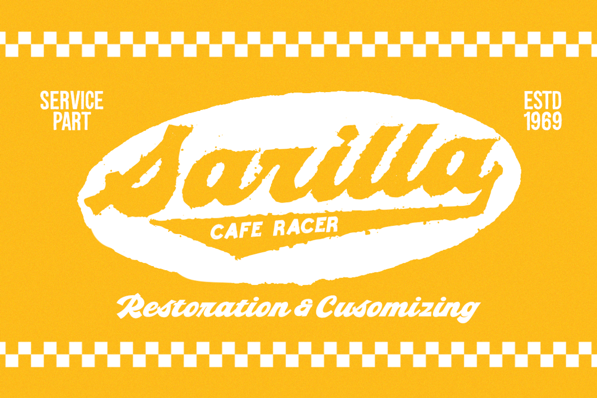 London Script || Retro Bold Font, a Script Font by Rochart (Photo 2 of 12)