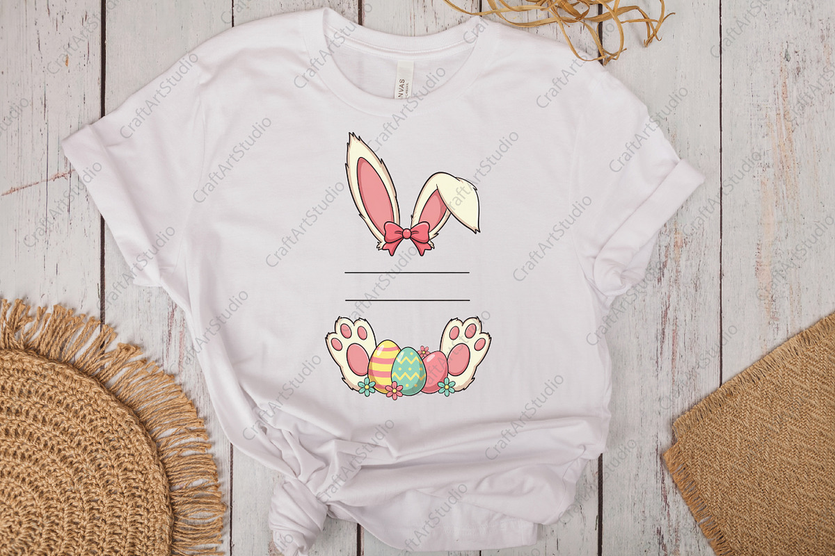 Personalized Kids Easter Day Bunny, an Illustration by CraftArtStudio (Photo 3 of 4)
