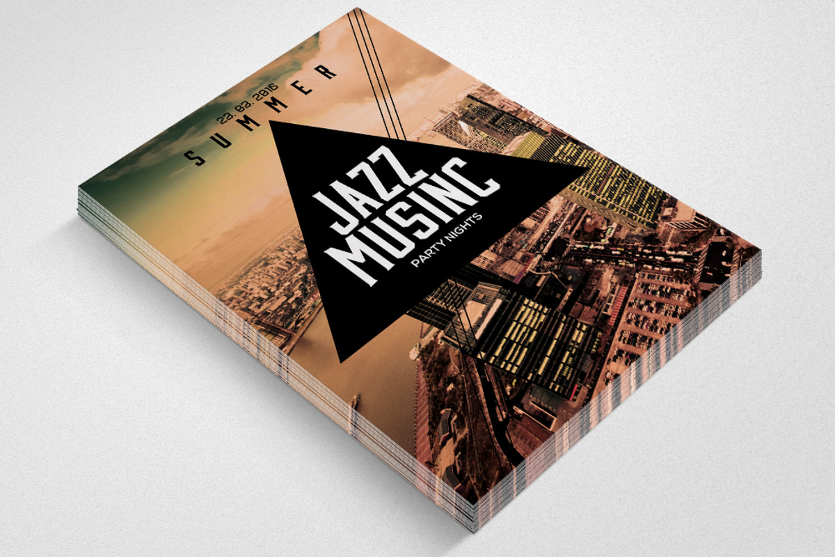 Jazz Flyer & Poster Template, a Flyer Template by Business Flyers (Photo 2 of 3)