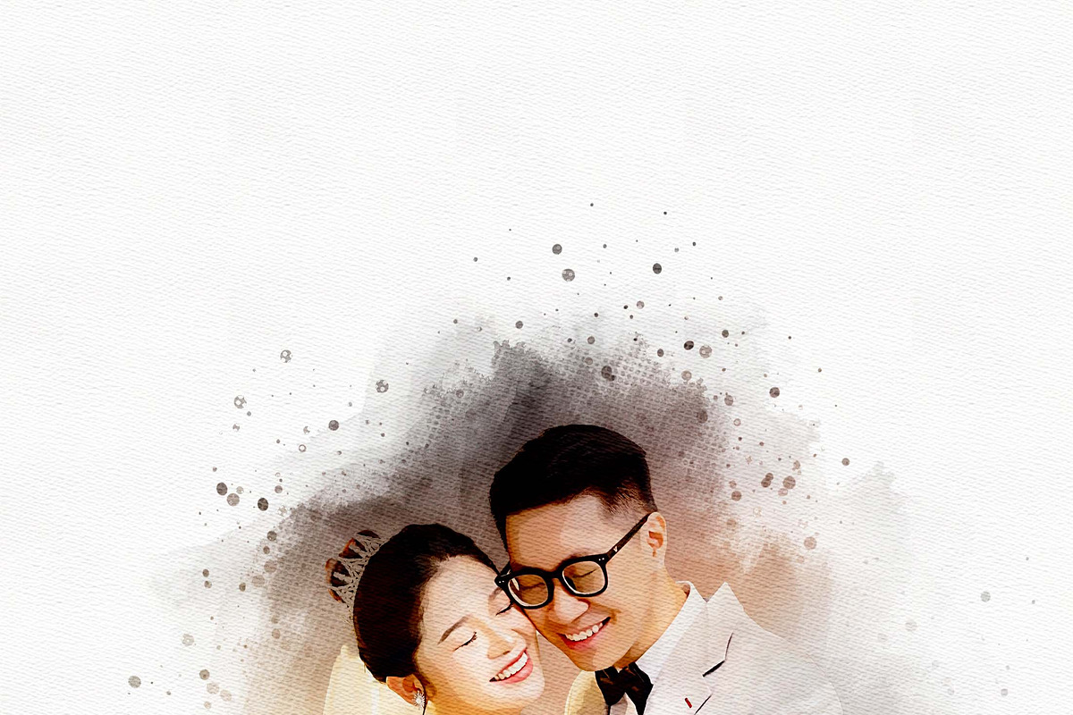 Watercolor Halftone Double Exposure, an Action Add-On by MRI STUDIO (Photo 4 of 23)