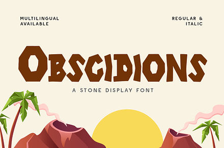 Obscidions - Stone Display