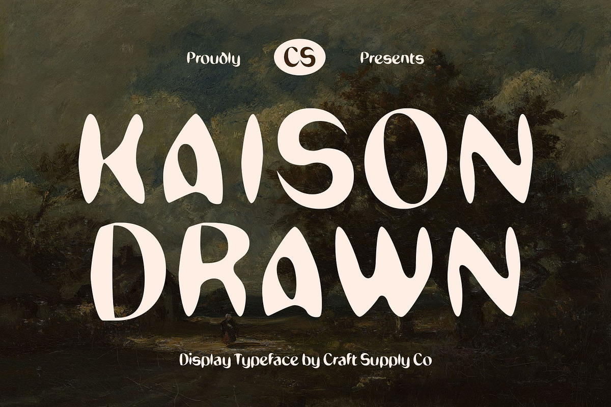 CS Kaison Drawn, a Sans Serif Font by Craft Supply Co. (Photo 1 of 8)