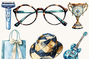 Happy Father's Day Clipart Bundle, a Seasonal Illustration by Design Scotch (Thumbnail 5 of 8)