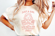 Just A Girl Who Needs Her Little, an Illustration by SharpMarketplace (Thumbnail 2 of 9)