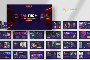 Gaming eSports Google Slides, a Presentation Template by fluffstudio