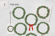 Christmas watercolor collection, a Decorative Illustration by lilisprints (Thumbnail 4 of 6)