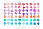 Huge set watercolor vector stains, a Texture Graphic by Ibrin's Shop (Thumbnail 4 of 14)