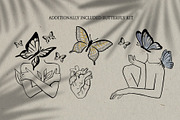 Woman & flower sketch. Female art., a Healthcare Illustration by bioraven (Thumbnail 11 of 13)