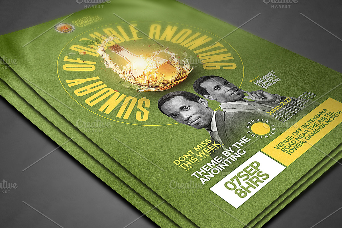 church Poster template, a Social Media Template by church flyer templates (Photo 3 of 4)