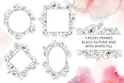 Roses line art design, an Object Graphic by Vera●Suleimanova (Thumbnail 9 of 17)
