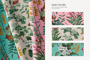 Botanical Summer Floral Pattern