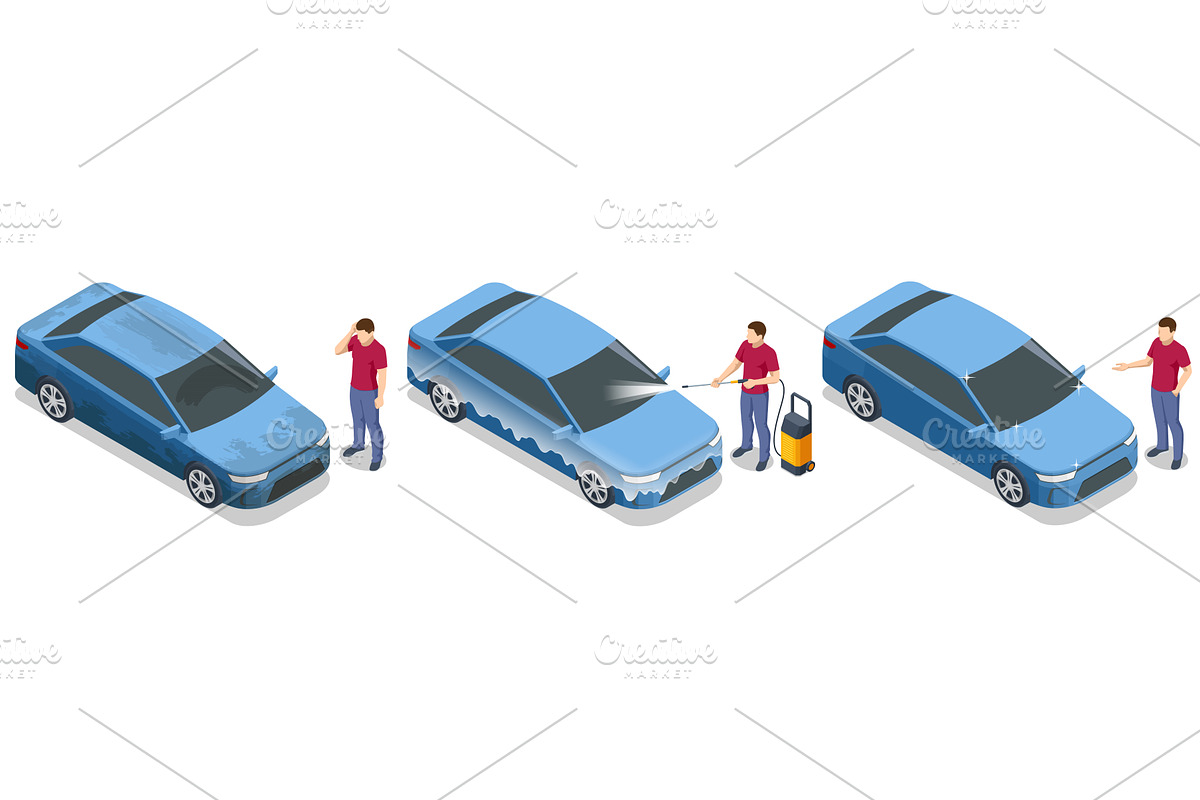 Isometric vector illustration of a, a Person Illustration by Golden Sikorka