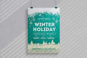 Winter Holiday Flyer