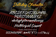 Delliday Brush Script, a Font by Haps Space (Thumbnail 7 of 8)
