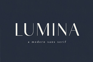 Lumina Modern Sans Serif