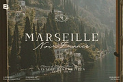 Marseille Noir; Romantic Font Duo, a Script Font by Eko Bimantara (Thumbnail 1 of 10)