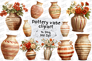 Pottery Vase Clipart, an Object Illustration by Digital Xpress (Thumbnail 1 of 3)