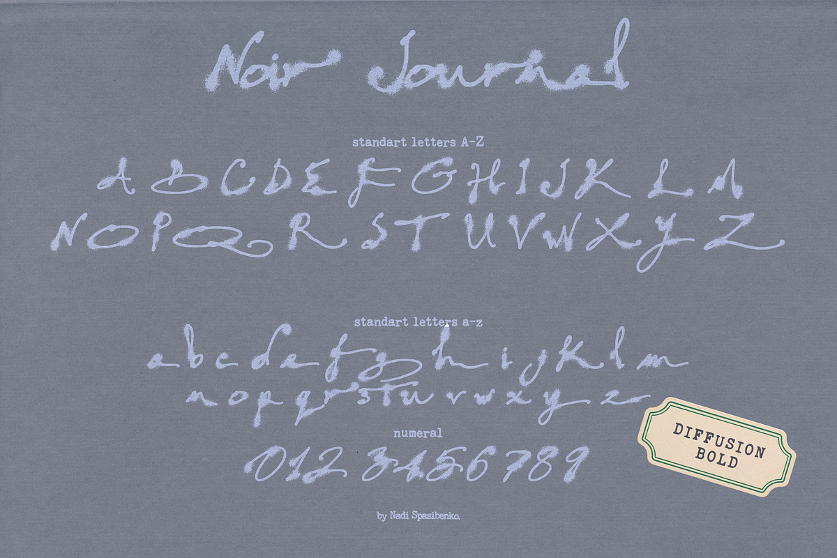 Noir Journal — Wild Ink Script, a Script Font by nadispasibenko (Photo 10 of 11)