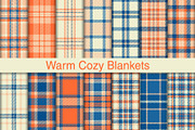 #267 Warm Cozy Blankets, a Pattern Graphic by Plaid4You (Thumbnail 1 of 5)