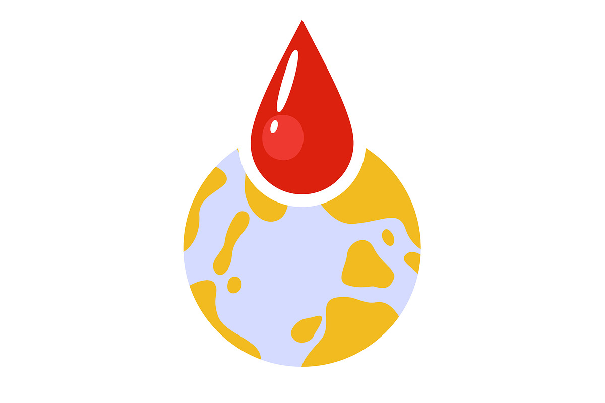 Hand-Drawn Blood Donation, a Healthcare Illustration by the_myro (Photo 3 of 11)