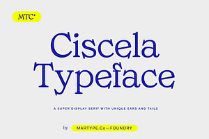 MTC Ciscela - Unique Serif Display