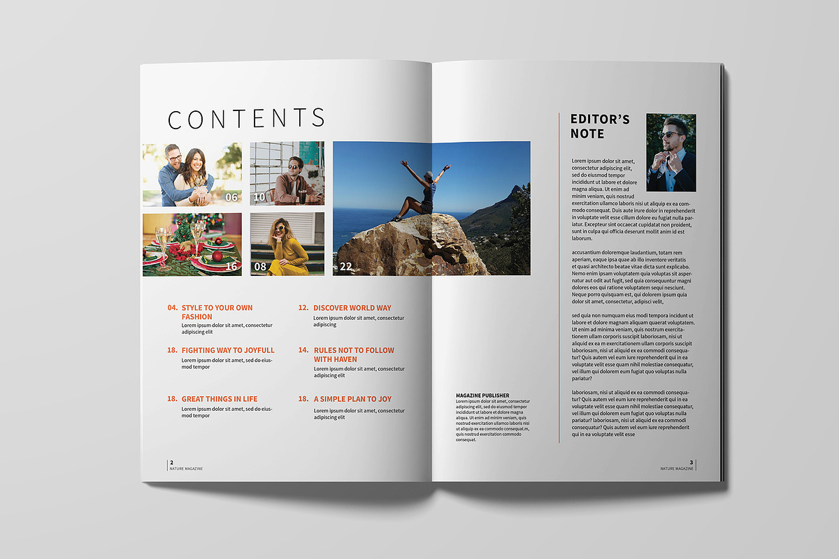 Lifestyle Magazine, a Magazine Template by xtratimebd (Photo 2 of 10)