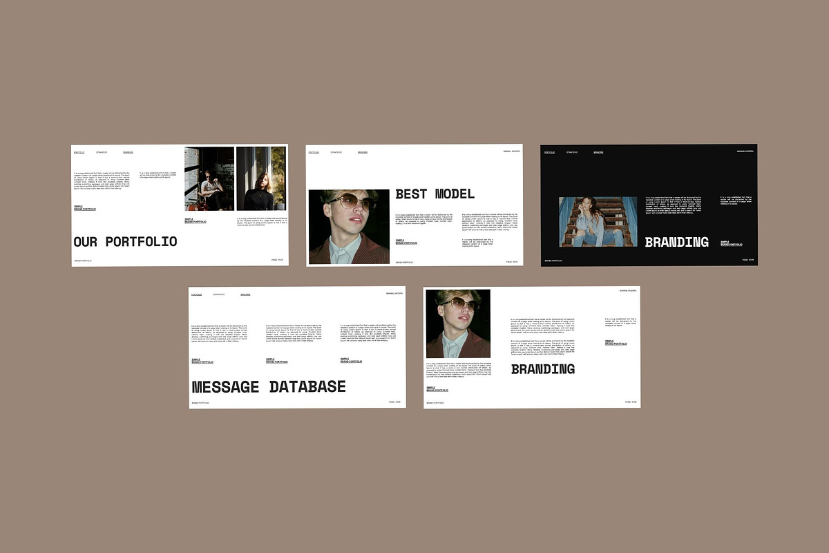 NANO - Fashion Brand Portfolio PPT, a Presentation Template by studiobasic (Photo 4 of 7)
