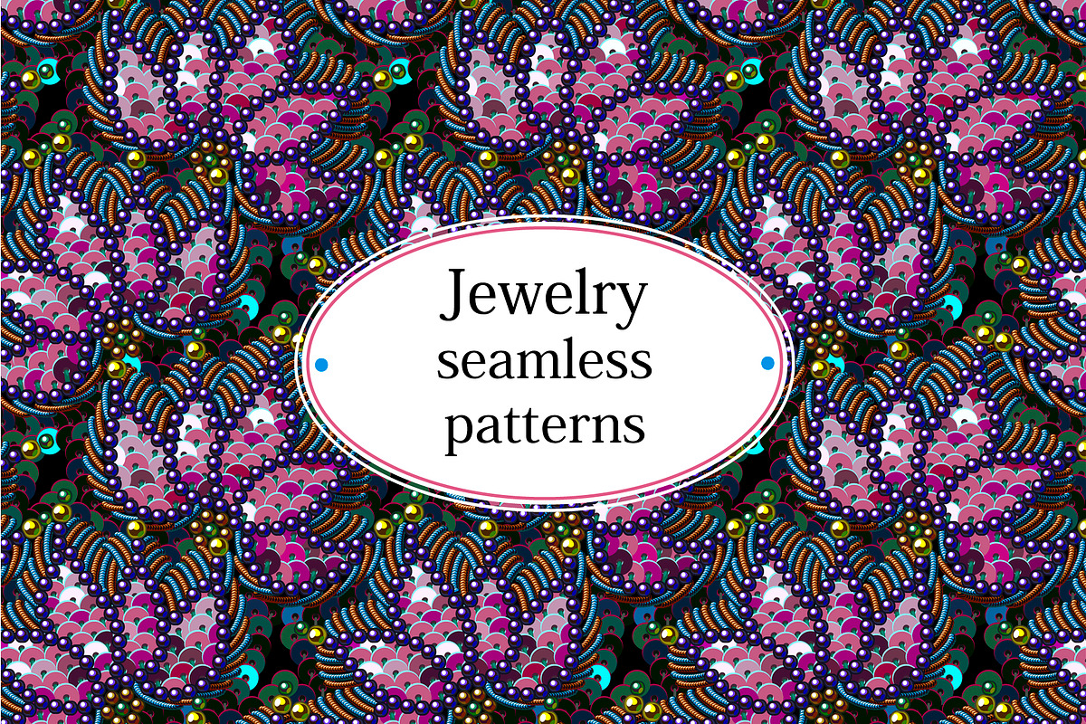 Sequins seamless patterns., a Pattern Graphic by Ajuga (Photo 1 of 5)