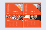 Desk Calendar for 2019, a Stationery Template by Vepix (Thumbnail 5 of 11)