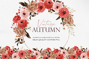 Watercolor flower - Vintage Autumn, an Illustration by Beigetime (Thumbnail 1 of 14)