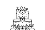 40 Vector Wedding Planner Icon Set, an Outline Icon by adenpinkstore (Thumbnail 7 of 9)