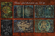 Old Mystic Pages, a Texture Illustration by Samiramay (Thumbnail 6 of 6)