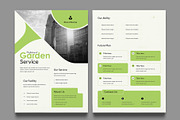 Two Page Garden Service Flyer, a Flyer Template by White Graphic (Thumbnail 2 of 2)