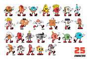 Snack Attack Squad - Characters, a Food Illustration by Sandypramana (Thumbnail 2 of 10)