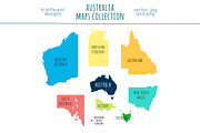 Australia Maps Collection, an Education Illustration by Illustrationsforteachers (Thumbnail 6 of 6)