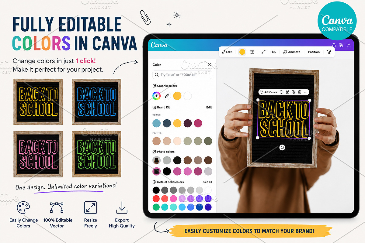 Back to School Typography Bundle, an Object Graphic by VIVAT Design Studio (Photo 2 of 5)