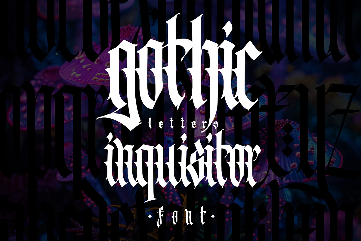 Gothic vector letters - 022, an Object Graphic by GeekClick (Photo 5 of 5)