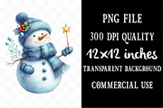 Watercolor Winter Clipart Collection, an Illustration by Designking (Thumbnail 4 of 5)