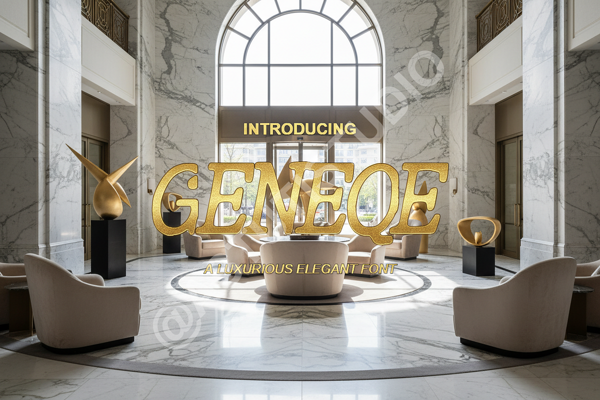 Geneqe: The Quintessential Elegant S, a Font by Astuti Studio (Photo 1 of 15)