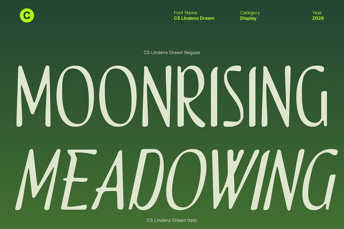 CS Lindens Drawn, a Sans Serif Font by Craft Supply Co. (Photo 5 of 8)