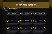 Legends Black and Gold Twitch Panels, an Object Graphic by Gear Store (Thumbnail 3 of 5)