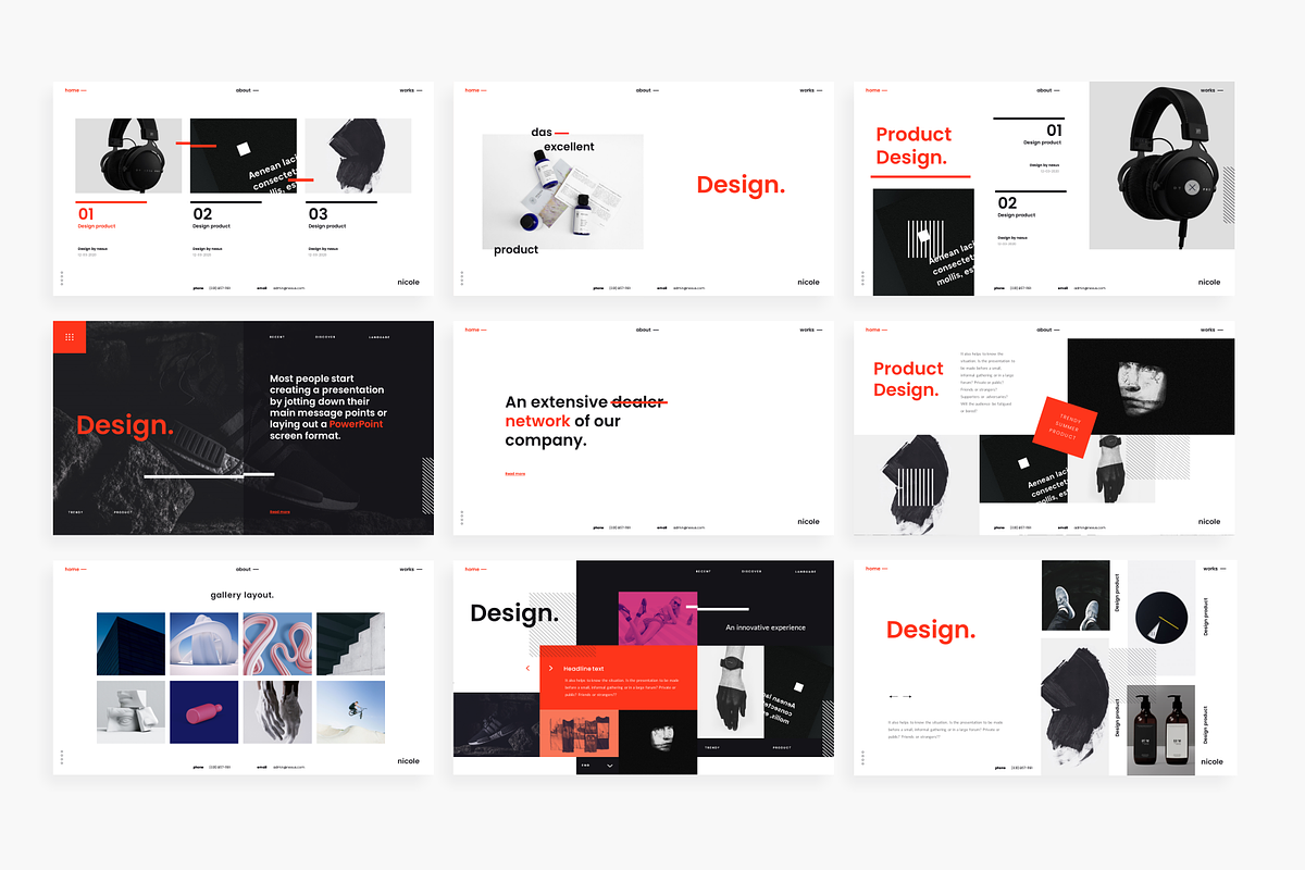 Nicole Business PowerPoint Template, a Presentation Template by Mikokit (Photo 4 of 10)