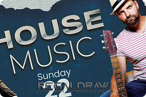 House Music Flyer, a Flyer Template by regalDRAW