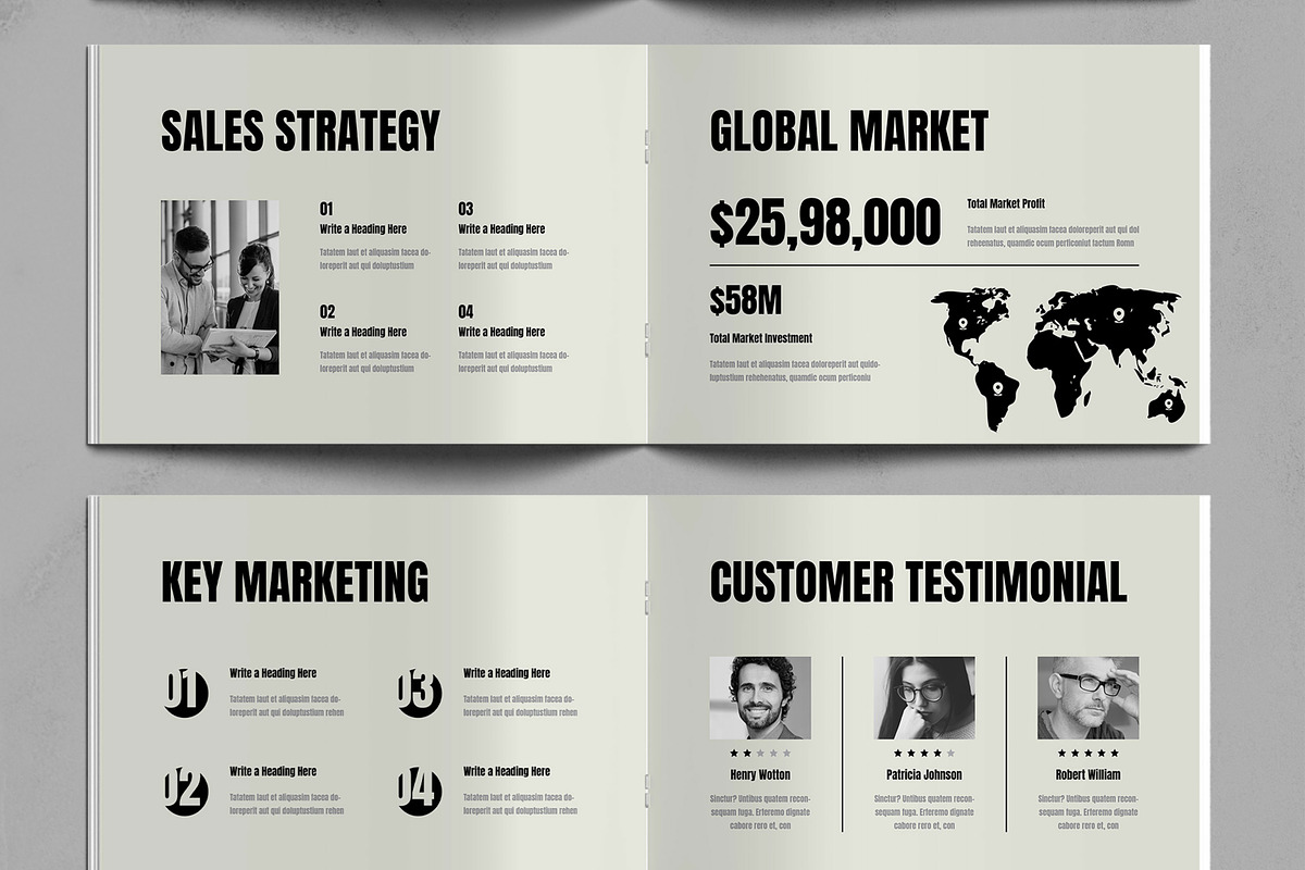 Marketing Strategy Plan Brochure, a Brochure Template by ContestDesign (Photo 5 of 5)
