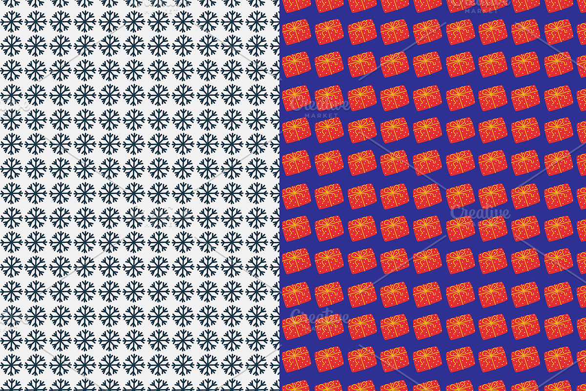 10 Seamless christmas digital paper, a Pattern Graphic by Madhabi Studio (Photo 5 of 6)